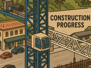 Monitor Construction Progress with Aerial Drone Imagery and Reports